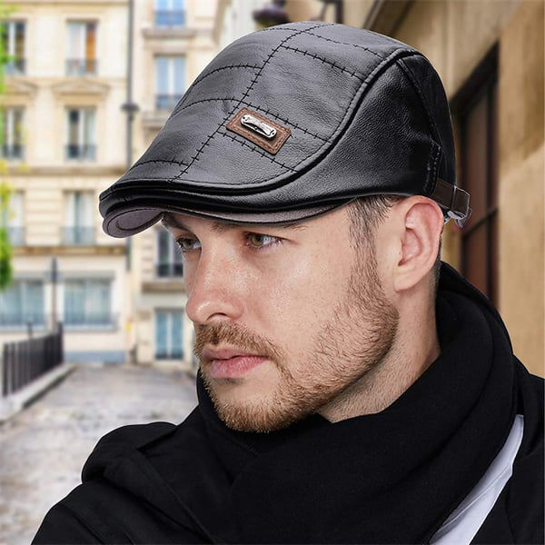 Boina Baret de Cuero – Estilo Clásico