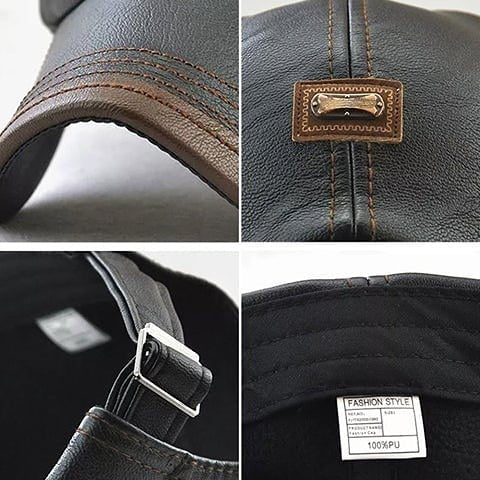 Boina Baret de Cuero – Estilo Clásico