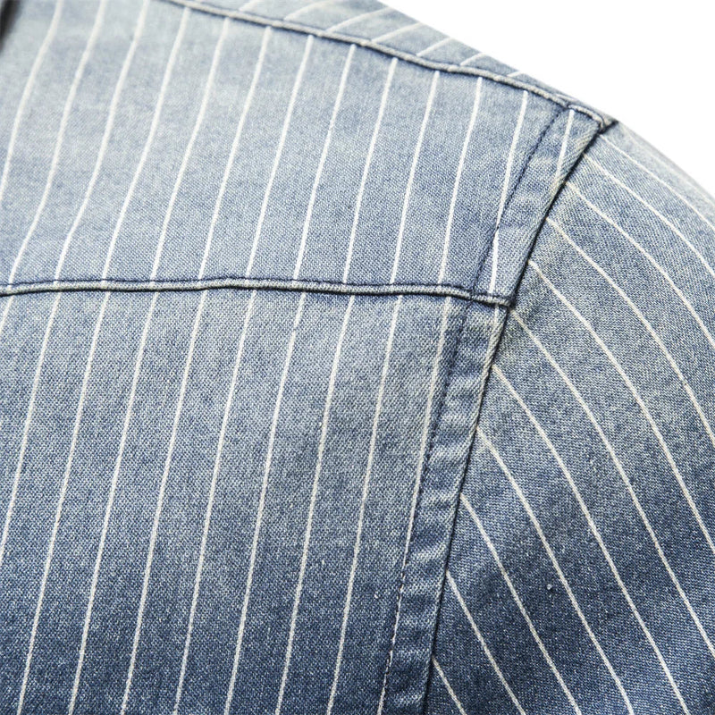 Camisa Denim Urban Style – Tu Mejor Aliada detalles