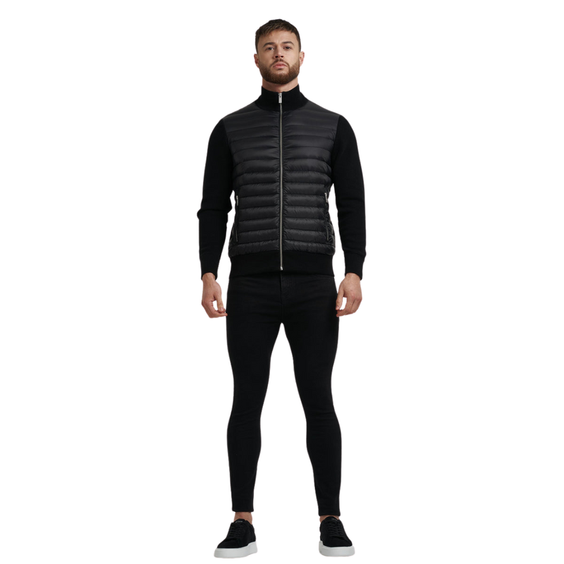 Campera Negra Urbana Elegance – Sofisticación y Estilo