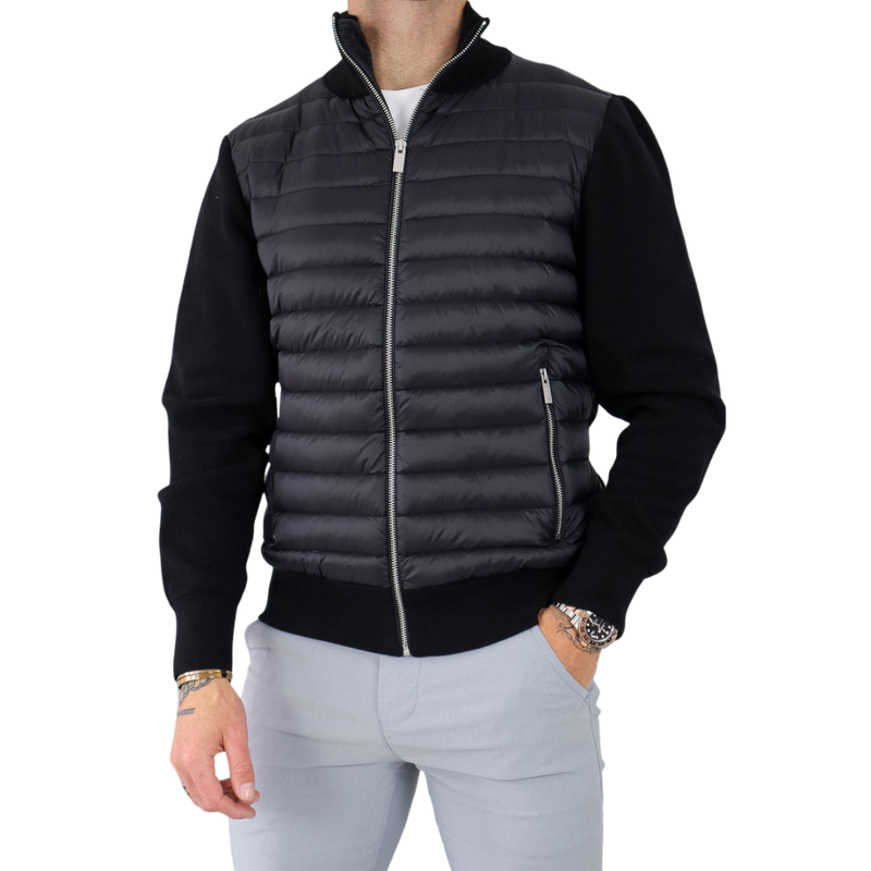 Campera Negra Urbana Elegance – Sofisticación y Estilo