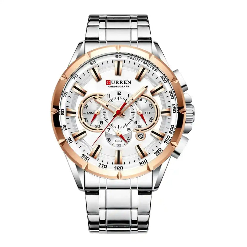 Reloj Elegancia Acero Inoxidable – Precisión y Estilo 5