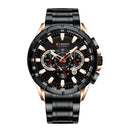 Reloj Elegancia Acero Inoxidable – Precisión y Estilo dorado