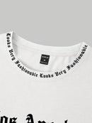 Remera Oversize “Los Angeles” con Ribetes en Contraste – Hombre | Paulo Dybala