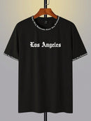 Remera Oversize “Los Angeles” con Ribetes en Contraste – Hombre | Paulo Dybala