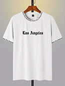 Remera Oversize “Los Angeles” con Ribetes en Contraste – Hombre | Paulo Dybala