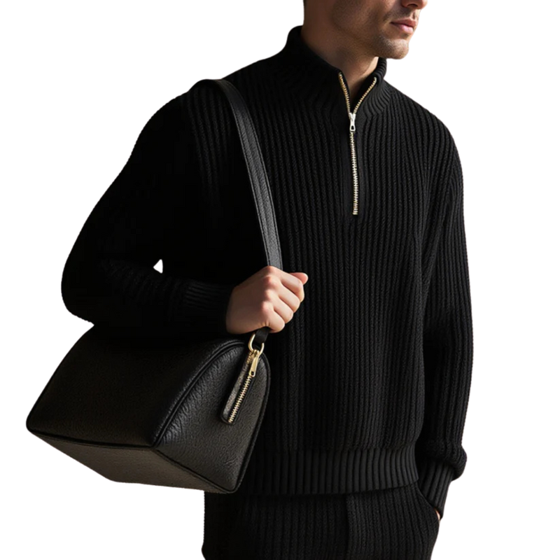 Suéter Elegancia Shaker – El perfecto equilibrio entre estilo y confort